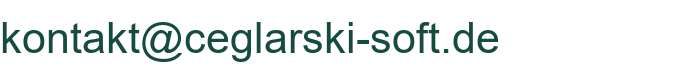 Kontaktadresse von Ceglarski Soft