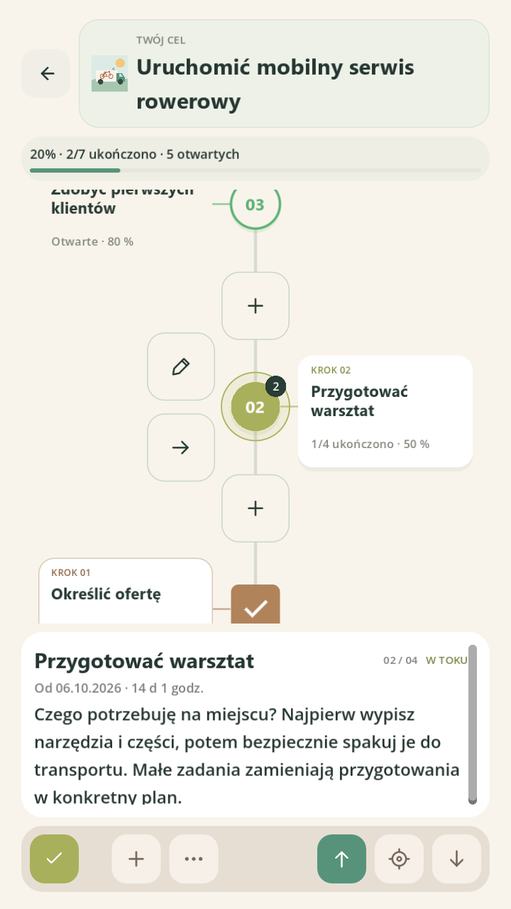 Dodawaj przed lub po
